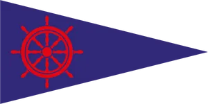 Nautical Pennant Design PNG Image