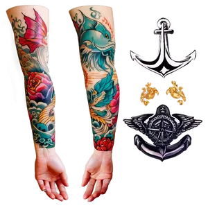 Nautical Tattoo Sleeve Png 51 PNG Image