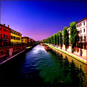 Navigli Milan Canal Png Ttb71 PNG Image