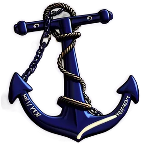 Navy Anchor And Wheel Combo Png 06292024 PNG Image