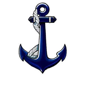 Navy Anchor B PNG Image