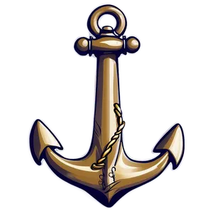 Navy Anchor Tattoo Style Png Dsb84 PNG Image