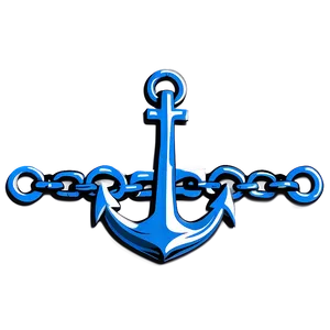 Navy Anchor With Chain Png Pih85 PNG Image