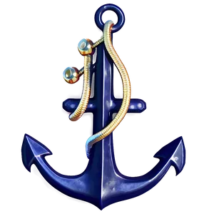 Navy Anchor With Compass Png 57 PNG Image