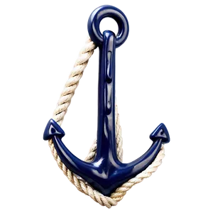 Navy Anchor With Rope Png Fvi PNG Image