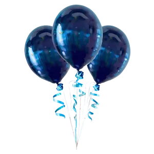 Navy Blue Balloons Png Rlt92 PNG Image