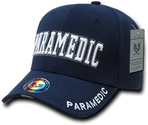 Navy Blue Paramedic Cap PNG Image