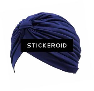 Navy Blue Sikh Turban PNG Image