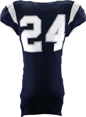 Navy Blue Sports Jersey Number24 PNG Image