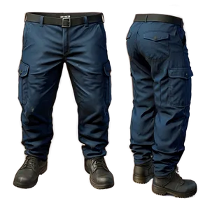 Navy Cargo Pants Png 06132024 PNG Image