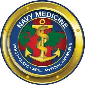 Navy Medicine Emblem PNG Image