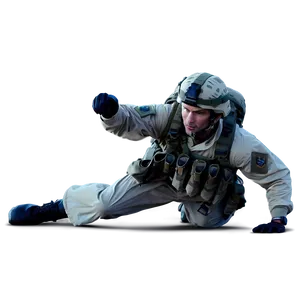 Navy Seal Action Pose Png Osd3 PNG Image