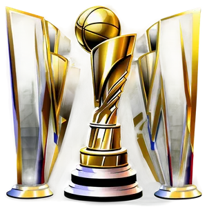 Nba Finals Trophy Graphic Png 3 PNG Image