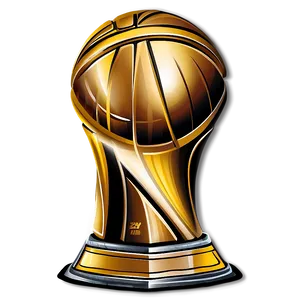 Nba Finals Trophy Illustration Png Mss PNG Image