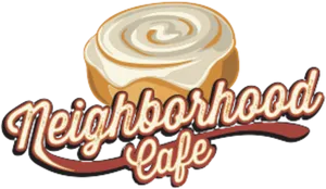 Neighborhood Cafe Logo PNG Image