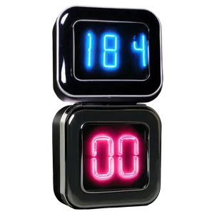 Neon Countdown Timer Png Odp80 PNG Image