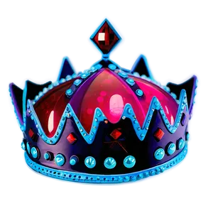 Neon Crown D PNG Image