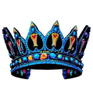 Neon Crown Outline Png 43 PNG Image