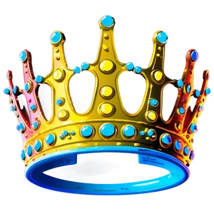 Neon Crown Vector Png 63 PNG Image