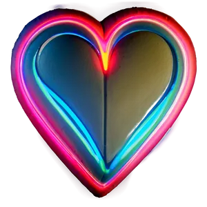 Neon Heart Icon Png 06122024 PNG Image