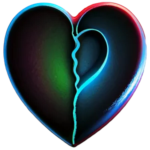 Neon Heart Icon Png Uss38 PNG Image