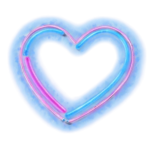 Neon Heart Light Png Cxn PNG Image