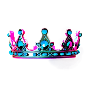 Neon King Crown Png 4 PNG Image