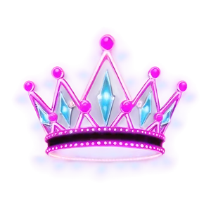 Neon Light Crown Art Png 06272024 PNG Image