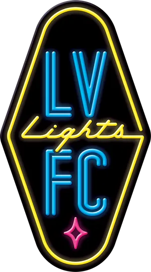 Neon Lights F C Logo PNG Image