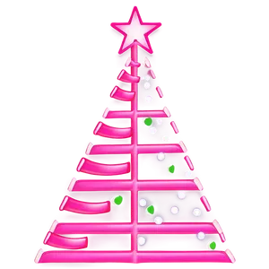 Neon Pink Christmas Tree Png Clh PNG Image