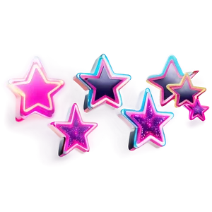 Neon Pink Stars Png 28 PNG Image