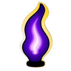 Neon Purple Flame Png Dwp PNG Image