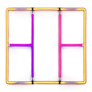 Neon Rectangle Outline Png Kgy PNG Image