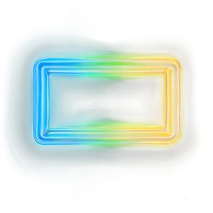 Neon Rectangle Outline Png Utw44 PNG Image