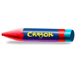 Neon Red Crayon Png Vem40 PNG Image