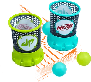 Nerf Dude Perfect Mini Basketball Hoops PNG Image