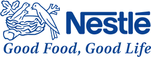 Nestle Logo Blue Background PNG Image