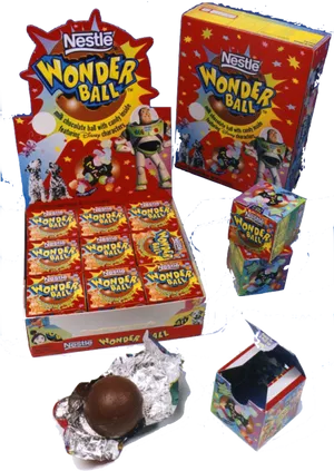 Nestle Wonder Ball90s Chocolate Surprise PNG Image