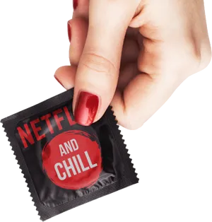 Netflixand Chill Condom PNG Image