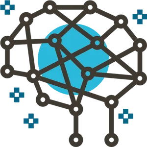 Neural Network Concept Graphic PNG Image