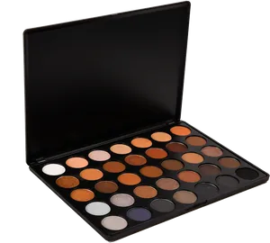 Neutral Eyeshadow Palette Variety PNG Image