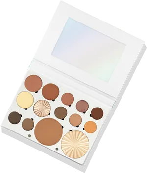 Neutral Tone Eyeshadow Palette PNG Image