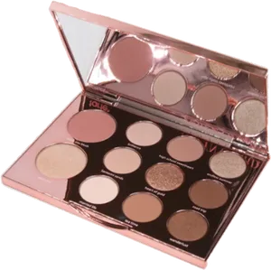 Neutral Toned Eyeshadow Palette PNG Image