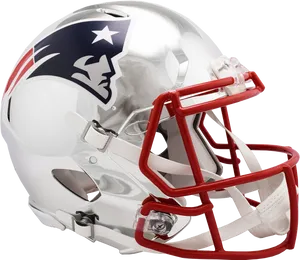 New England Patriots Football Helmet PNG Image