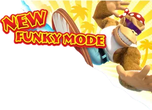 New Funky Mode Announcement PNG Image