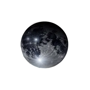 New Moon In Starry Sky Png Ori11 PNG Image