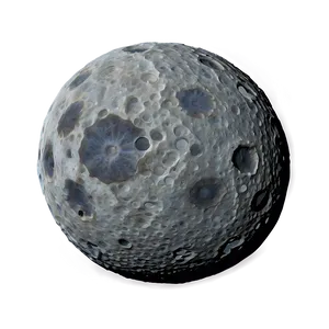 New Moon With Craters Png Bin PNG Image