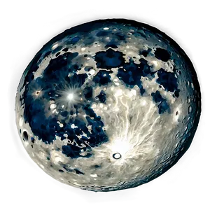 New Moon With Craters Png Uva95 PNG Image