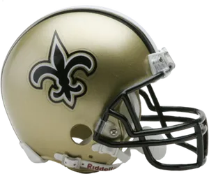 New Orleans Saints Football Helmet PNG Image