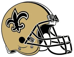 New Orleans Saints Helmet Logo PNG Image